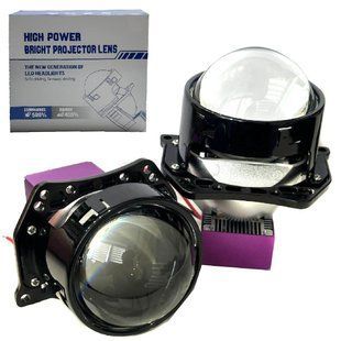 Купить Автомобильные BI-LED линзы D3" дюйма D76 мм A2 65 / 75Вт 5500К 2 шт 94960 LED Линзы