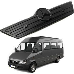 Buy Winter grille cover Mercedes Sprinter CDI 2000-2006 / Large frameless grille / Matte FLY 8101 Winter radiator grille covers