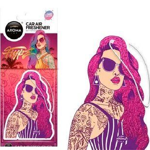 Buy Car Air Freshener Aroma Car Cellulose Dia De Los Muertos Skull With A Pipe (10381) 74341 Hanging air fresheners