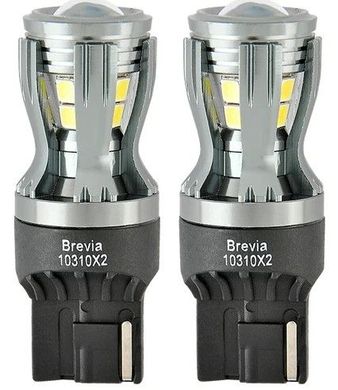 Купить LED автолампа Brevia PowerPro 12/24V W21W 14x2835SMD 350Lm 6000K CANbus Огигинал 2 шт (10310X2) 40188 Светодиоды - Brevia