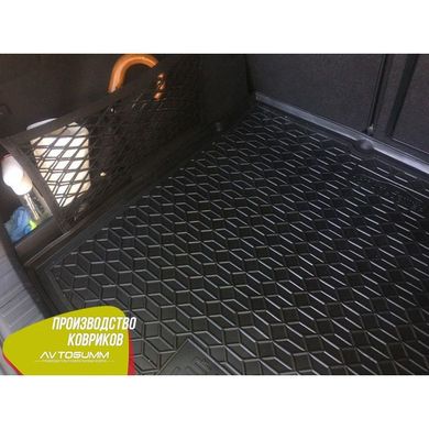 Купити Автомобільний килимок в багажник Skoda Karoq 2018 - полноразмерка / Гумовий (Avto-Gumm) 27772 Килимки для Skoda