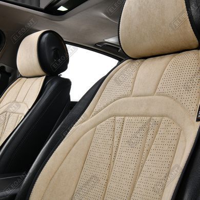 Buy Seat covers Alcantara Elegant ANCONA Beige Full Set (700 814) 80330 Premium Seat Covers (Alcantara)