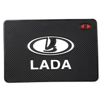 Купити Антиковзний килимок торпеди з логотипом Lada 40647 Антиковзні килимки на торпеду
