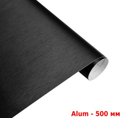 Купити Карбонова плівка 2D з мікроканалами 1.52 м х 500 мм Матовий Алюміній Чорний (AB-06) 62390 Карбонова плівка універсальна 3D 5D 7D