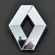 Купити Емблема Renault Megane/Laguna пластик/3 пукли/вигнута 77х94х11мм 21576 Емблеми на іномарки - 1 фото из 2
