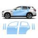 Buy Pre-cut paint protection film for Mazda CX-60 2022- doors and windows pillars 106465 Model-specific paint protection film patterns for Mazda