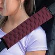 Buy Soft pad for seat belt Torino S 35 mm Black rhombus (Micro Velour Premium) 2 pcs 84842 Seat belt pads