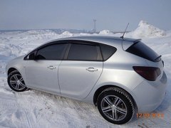 Купить Дефлекторы окон ветровики Opel Astra J hb 2010- 5654 Дефлекторы окон Opel