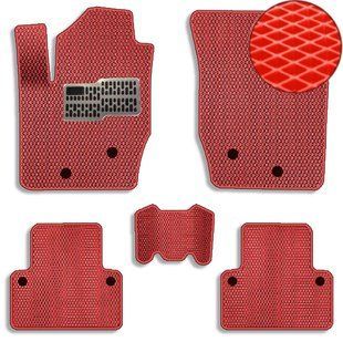 Buy EVA floor mats for Volvo XC-90 2002-2014 with heel pad Red 5 pcs 79449 Floor mats for Volvo
