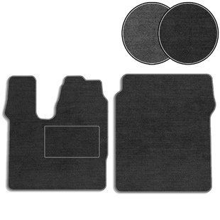 Buy Pile mats for MAN TGM 2005- with heel pad 2 pcs (Carrera) 71918 Floor mats for MAN