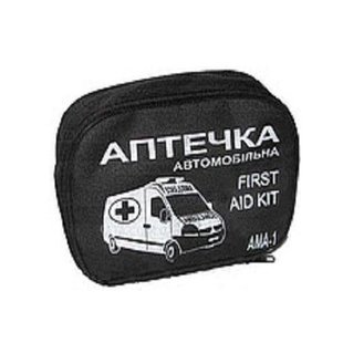 Купить Аптечка автомобильная АМА-1 до 9 человек / Сумка Черная First AID Kit 24237 Аптечки автомобильные