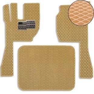 Buy EVA floor mats for Volvo FH 13 2002-2012 with heel pad Beige-Beige edging 3 pcs 79502 Floor mats for Volvo