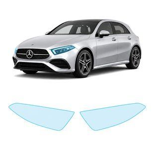 Купити Антигравійна захисна бронеплівка за лекалами для Mercedes-Benz CLS C257 facelift 2021-2023 - оптика (фари та ПТФ) 106740 Модельні лекала захисних плівок для Mercedes-Benz