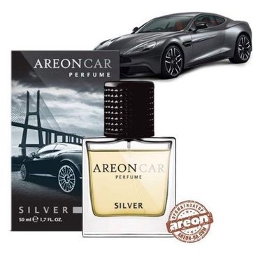 Купити Ароматизатор повітря Areon Car Perfume 50ml Glass Silver 7852 Ароматизатори спрей