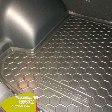 Купить Автомобильный коврик в багажник Kia Sportage 4 2016- Резино - пластик 42161 Коврики для KIA
