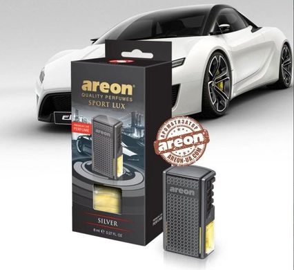 Купити Ароматизатор повітря на обдування Areon Black Silver 8 мл (AC02-02796) 43071 Ароматизатор на обдування