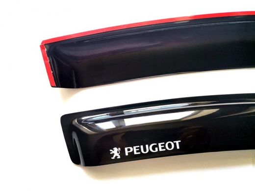 Купить Дефлекторы окон ветровики для Peugeot Partner I 1996-2008 Скотч 3M 2 шт Voron Glass 81548 Дефлекторы окон Peugeot