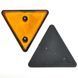 Reflector Triangular Plastic 160 x 140 x 8 mm Orange 1 pc (YUCE YP-11)