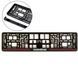 Buy Number plate frame for Ukraine Type 3 Frost-resistant Color Logo (Avtovin) 86755 Number frame - Model inscriptions
