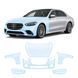 Купити Антигравійна захисна бронеплівка за лекалами для Mercedes-Benz S-Class W223 2020- передня частина авто (капот бампер крила)) 107204 Модельні лекала захисних плівок для Mercedes-Benz
