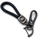 Купить Кожаный плетеный брелок Kia для авто ключей с карабином 34058 Брелки для автоключей - 1 фото из 5