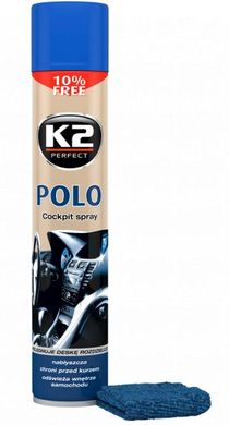 Купить Полироль торпеды спрей K2 Polo Lavender (Лаванда) 750 ml Оригинал (K20132) 42632 Полироль торпеды спрей
