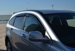 Купити Дефлектори вікон вітровики Honda CR-V 2007-2012 Хром молдинг 35678 Дефлектори вікон Honda