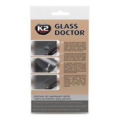 Купить Набор Ремонта Лобового Стекла K2 Glass Doctor 8 мл (Оригинал) 63245 Клей Водостойкий - Токопроводящий - Для зеркала и стекла