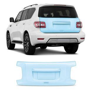 Купити Антигравійна захисна бронеплівка за лекалами для Nissan Armada II 2017-2020 - зона кришки багажника 107606 Модельні лекала захисних плівок для Nissan