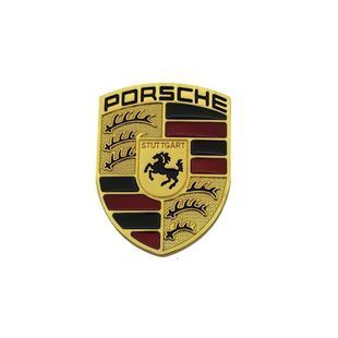 Buy Porsche emblem 67x51 mm large metal (on tape) 90483 Emblems for foreign cars