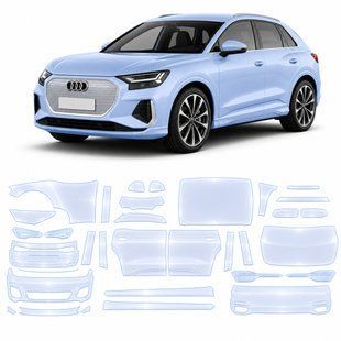 Buy Pre-cut paint protection film for Audi Q4 e-tron F4 2021- full body 101764 Model-specific paint protection film patterns for Audi