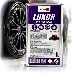 Купити Очисник - чорнильник для шин Nowax Luxor Wet Tire Shine 1000 мл (NX01129) 40518 Чорнення гуми Бампера Пластика