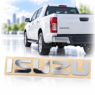Купить Наклейка с логотипом Isuzu металл, на клейкой ленте 1 шт (универсальная) 95254 Наклейки на автомобиль