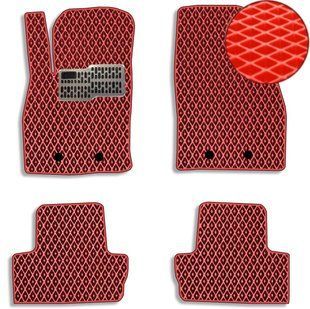 Buy EVA floor mats for Chevrolet Volt 2010-2015 with heel pad Red 5 pcs 81234 Floor mats fo Chevrolet
