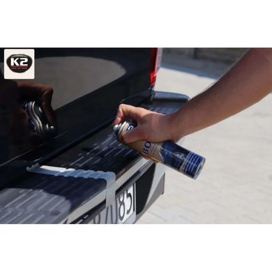 Купити Відновник поверхонь Спрей K2 BONO BLACK 300ml гума пластик бампера (Оригінал) 60874 Чорнення гуми Бампера Пластика