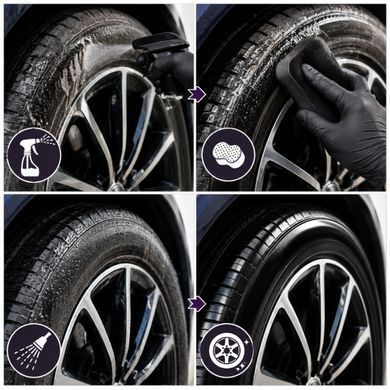 Купить Очиститель - чернитель для шин Nowax Luxor Wet Tire Shine 1000 мл (NX01129) 40518 Чернение резины Бампера Пластика