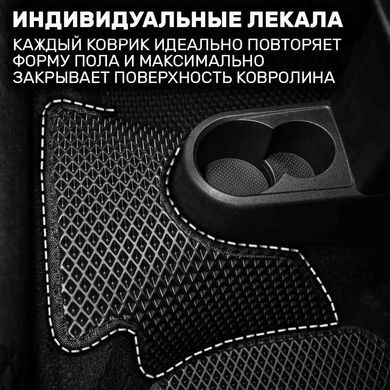 Купити Килимки у салон передні EVA для Suzuki Grand Vitara II 2005- з підп'ятником 2 шт 66191 Килимки для Suzuki