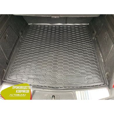 Купить Автомобильный коврик в багажник Opel Insignia 2013- Universal / Резиновый (Avto-Gumm) 26765 Коврики для Opel
