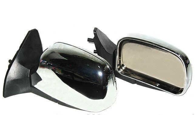 Купити Дзеркала автомобільні бічні Ваз 2105-2107 віддаляють / складаються / Хром 2 шт 23834 Дзеркала Бічні універсальні Тюнінг