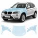 Купить Антигравийная защитная бронепленка по лекалам для BMW X3 F25 2010-2017 - капот и передние крылья 102329 Модельные лекала защитных пленок для Bmw