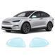 Купить Антигравийная защитная бронепленка по лекалам для Tesla Model X II facelift 2021- зеркала 109337 Модельные лекала защитных пленок для Tesla