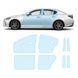 Buy Pre-cut paint protection film for Lexus GS L10 facelift 2015-2020 - doors and windows pillars 106141 Model-specific paint protection film patterns for Lexus