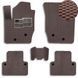 Buy EVA floor mats for Volvo XC-90 2002-2014 with heel pad Brown 5 pcs 79450 Floor mats for Volvo