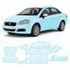 Buy Pre-cut paint protection film for Fiat Linea 323 2007-2018 - full body 104205 Model-specific paint protection film patterns for Fiat
