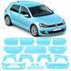 Купити Антигравійна захисна бронеплівка за лекалами для Volkswagen Golf VII 2012-2016 - повний кузов 109857 Модельні лекала захисних пленок для Volkswagen