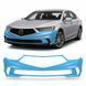 Купить Антигравийная защитная бронепленка по лекалам для Acura RLX I facelift 2018-2020 - передний бампер 102966 Модельные лекала защитных пленок для Acura