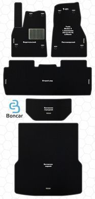 Buy Front EVA floor mats for Tesla Model S 2012- with heel pad 2 pcs 73574 Floor mats for Tesla