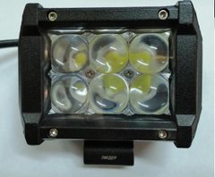 Купити Додаткова LED фара 18W (3W*6) 10-30V 95x65x50 mm Дальній 1 шт (LCY-18W-5D) (3387) 8527 Додаткові LЕD фари