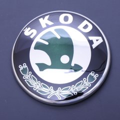 Купити Емблема Skoda 88 мм скотч 3М Польща (OEM 6Y9853621) 21584 Емблеми на іномарки