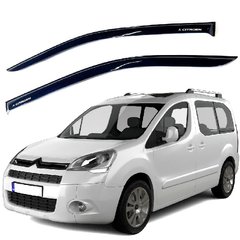 Купить Дефлекторы окон ветровики для Citroen Berlingo II 2008-2018 Скотч 3M 2 шт Voron Glass 81550 Дефлекторы окон Citroën